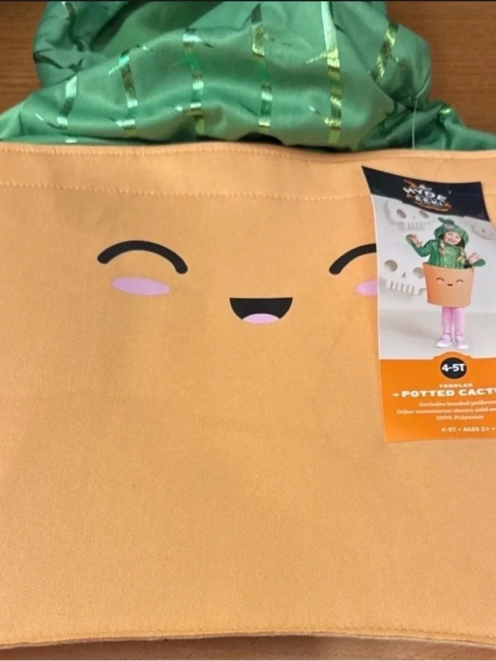 Hyde and Eek! Potted Cactus Costume Size 4-5T - Picture 2 of 5